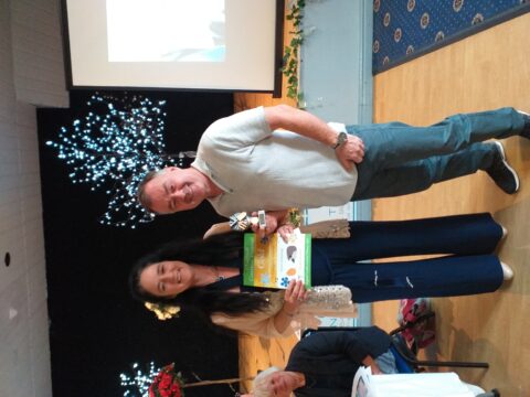 Presentation to category winner Brian Armstrong
